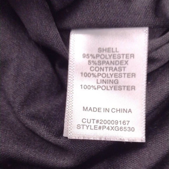 Premier Amour Elegant Black Long Sleeve Dress with Sheer Details - Picture 8 of 13